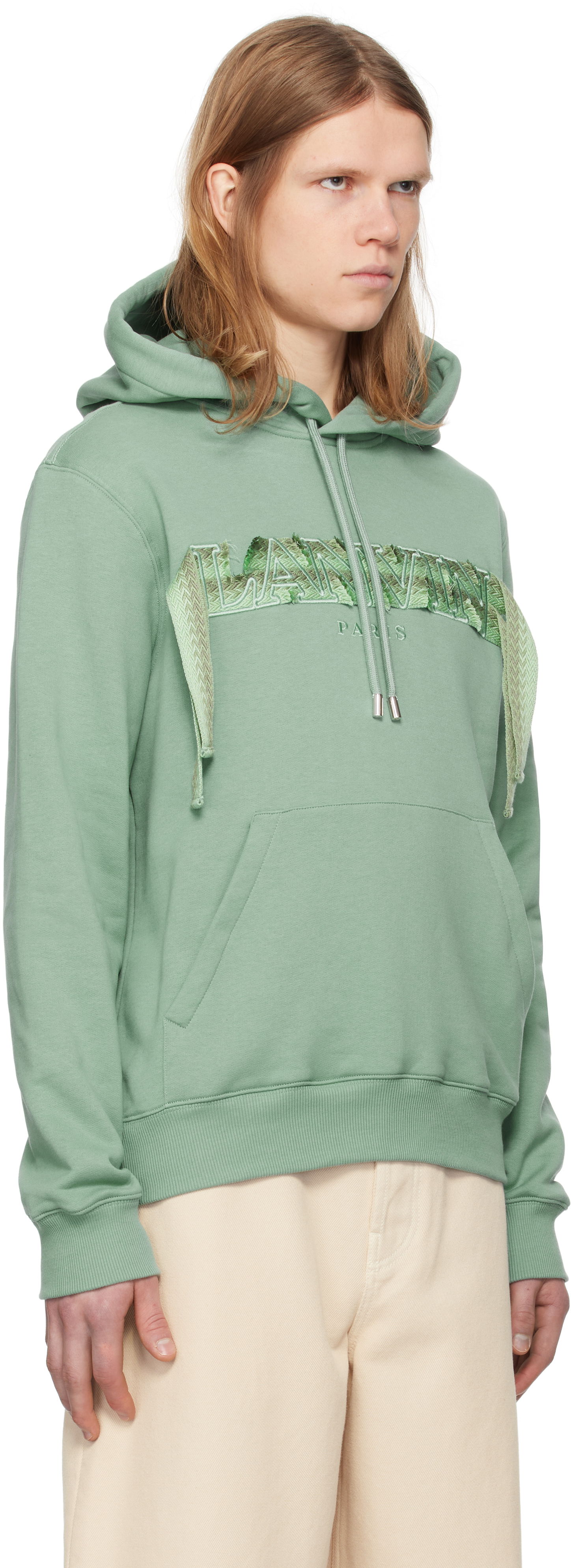 Huppari LANVIN Lanvin Curb Lace Hoodie Vihreä | RM-HO0001-J199-P25, 1