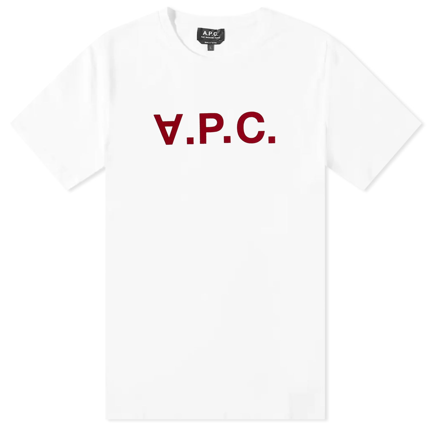T-paita A.P.C. VPC Logo T-Shirt Valkoinen | COBQX-H26943-TAB, 0