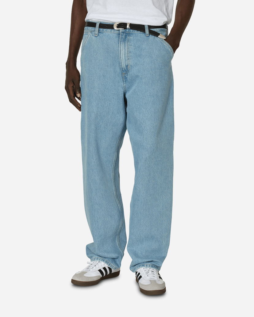 Housut Carhartt WIP Single Knee Pants Blue Sininen | I032024W 01A332