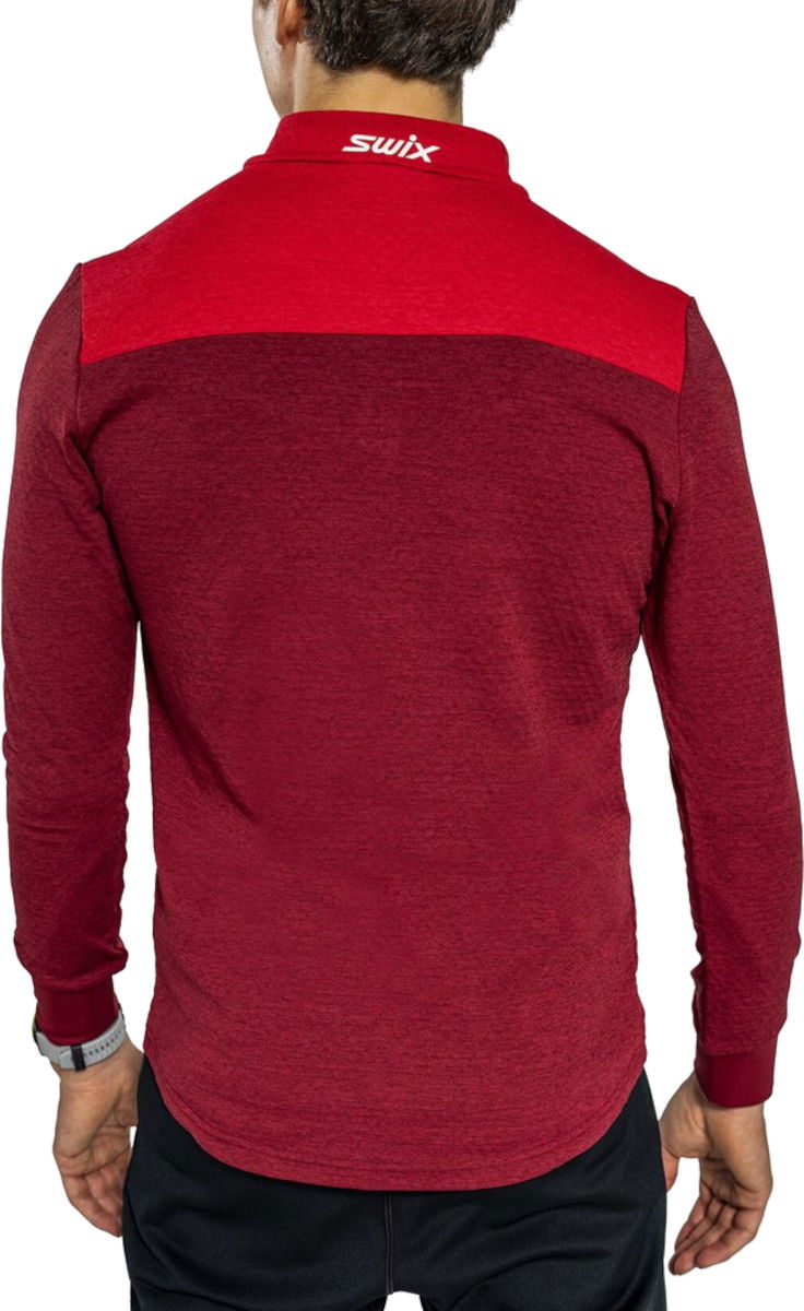 Huppari SWIX Dynamic Midlayer Half Zip Pullover Punainen | 10079-23-94306, 1