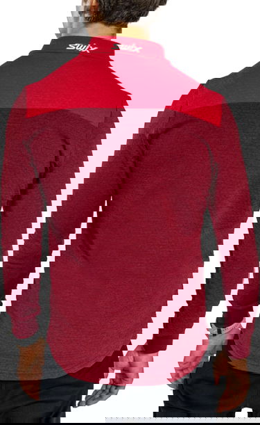 Huppari SWIX Dynamic Midlayer Half Zip Pullover Punainen | 10079-23-94306, 1