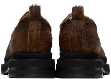 Mekko Simone Rocha Simone Rocha Heart Toe Platform Loafers Ruskea | LOF1PD 0794, 1