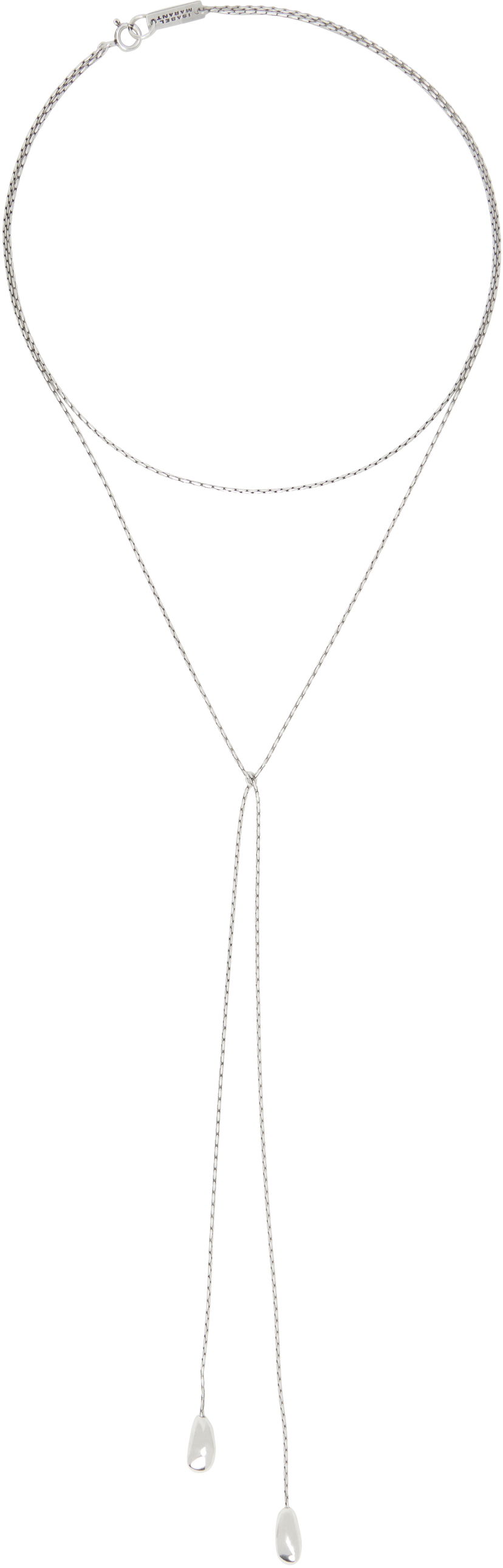 Kaulakoru ISABEL MARANT Isabel Marant Shiny Day Lariat Necklace Metallinen | CO0098FA-B2B09B
