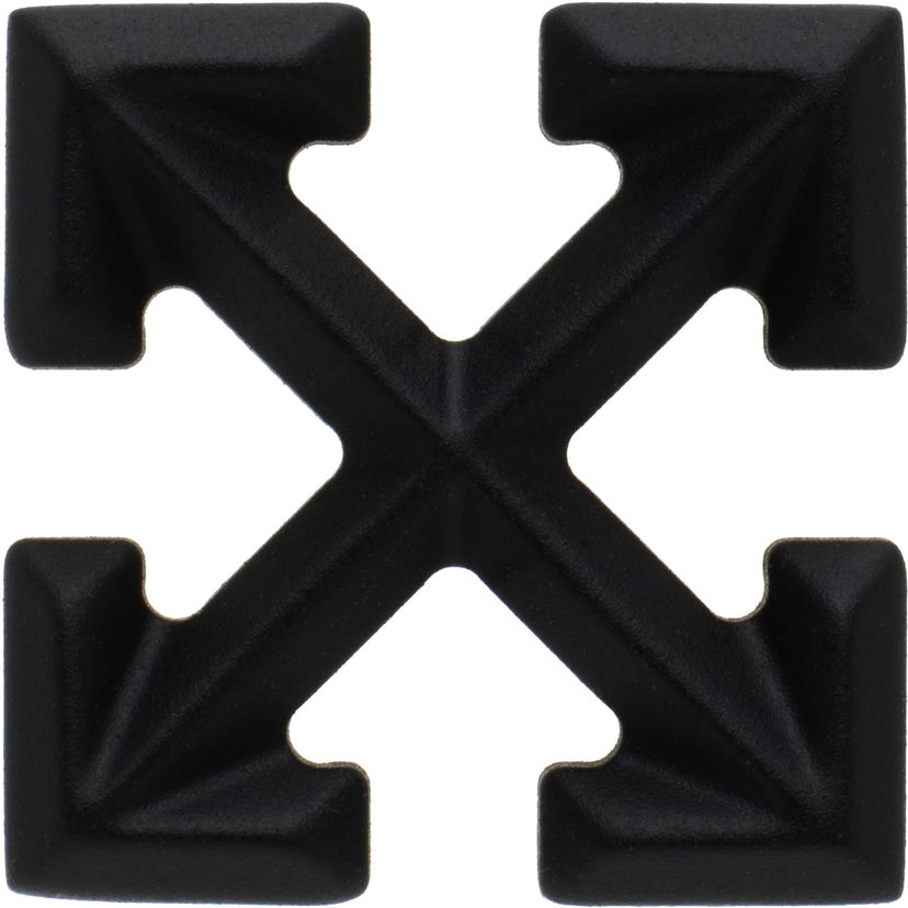 Pin Off-White Off-White Arrow Single Earring Musta | OMOD11FC99MET0011000