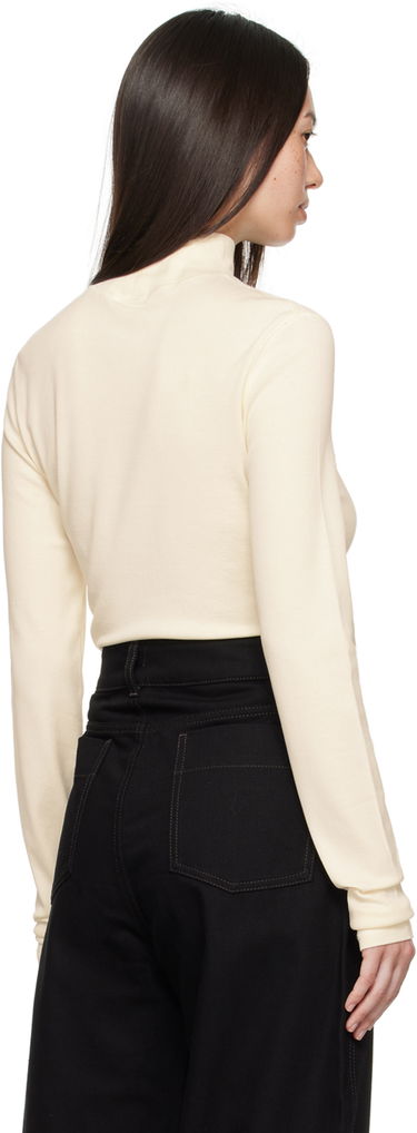 Villapaita LEMAIRE Lemaire Ribbed Turtleneck Top Beige | TO1148 LJ1016, 2