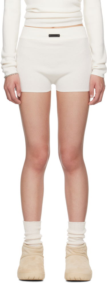 Nyrkkeilijät Fear of God Fear of God ESSENTIALS Soft Rib Knit Boxer Shorts Valkoinen | 192SP257704FW, 0