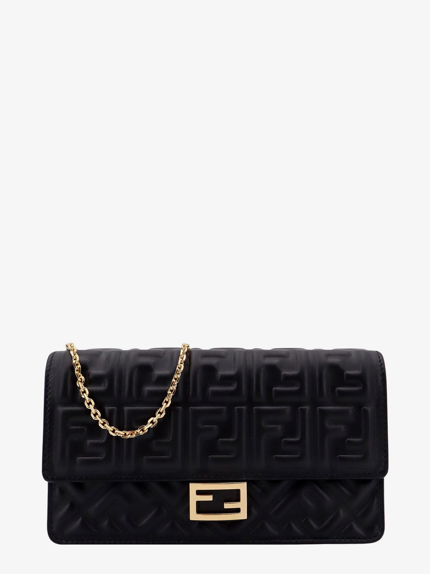 Käsilaukku FENDI Fendi Baguette Wallet on Chain Musta | 8M0498AAJDF0KUR, 0