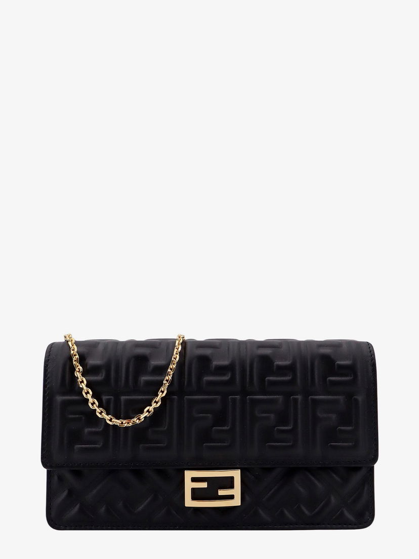 Käsilaukku FENDI Fendi Baguette Wallet on Chain Musta | 8M0498AAJDF0KUR