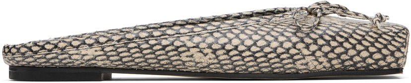 Vaatteet Jacquemus Jacquemus Flat Ballet Mules Beige | 25E233FO013-3233