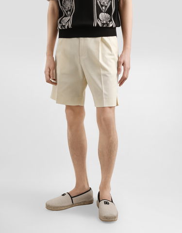 Shortsit Dolce & Gabbana Dolce & Gabbana Gabardine Bermuda Shorts Beige | GW0MAZFU6ZEW3796, 3
