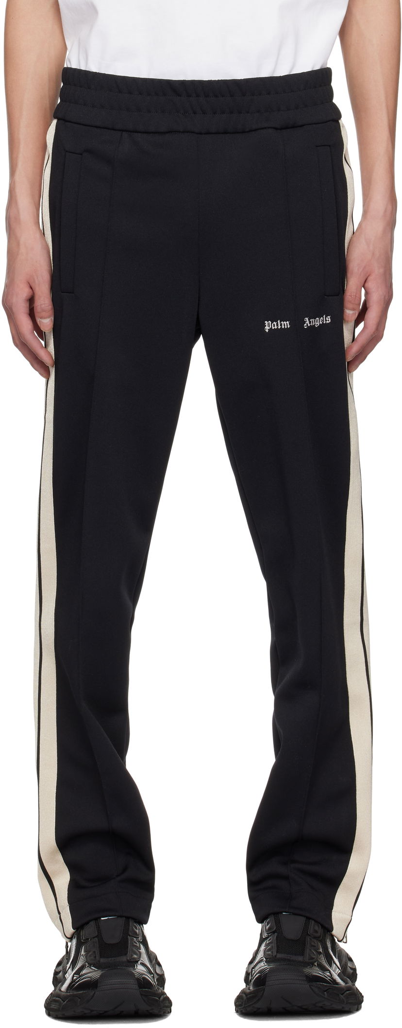 Verryttelyhousut Palm Angels Palm Angels Classic Logo Track Pants Musta | PMCJ020C99FAB0021003
