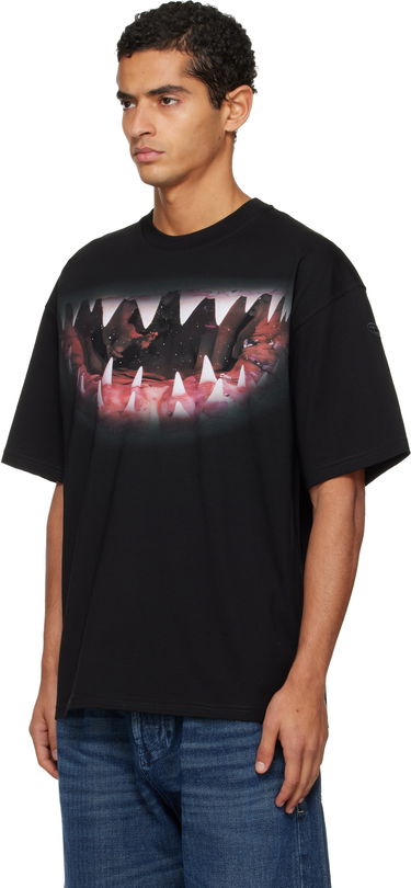 T-paita Diesel Shark Jaw Print T-Shirt Musta | A19617-0PLAT-9XX, 3