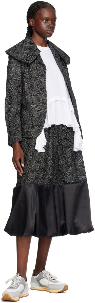 Takki Comme des Garçons Comme des Garçons Floral Jacket Musta | RM-J022-051, 3