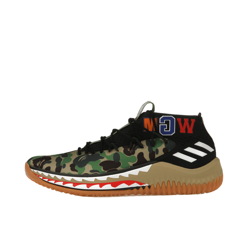 Tennarit ja kengät adidas Originals Dame 4 A Bathing Ape Camo Monivärinen | AP9974