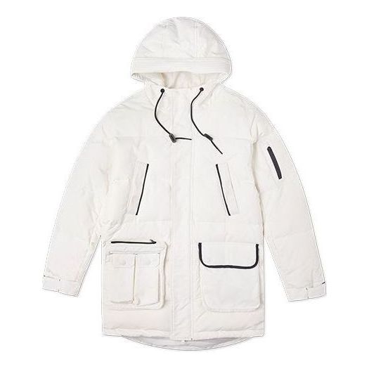 Parka Converse Down Mid Length Jacket Valkoinen | 10019988-A02, 0