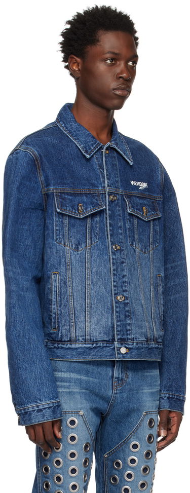 Takki We11done We11done Faded Denim Jacket Sininen | WD-DJ3-22-318-U-BL, 1