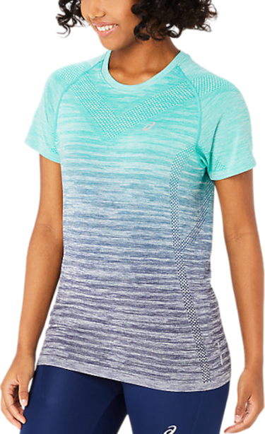 T-paita Asics SEAMLESS SS TOP Turkoosi | 2012c385-302, 2