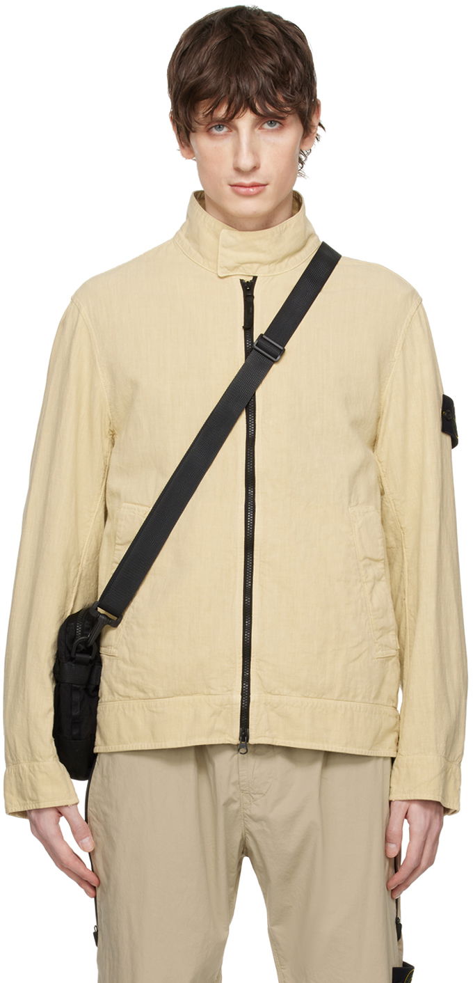 Takki Stone Island Patch Jacket Beige | 801542130