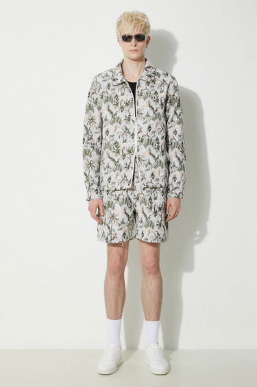 Shortsit Pleasures Patterned Shorts Vihreä | P24SP029.GREY, 1
