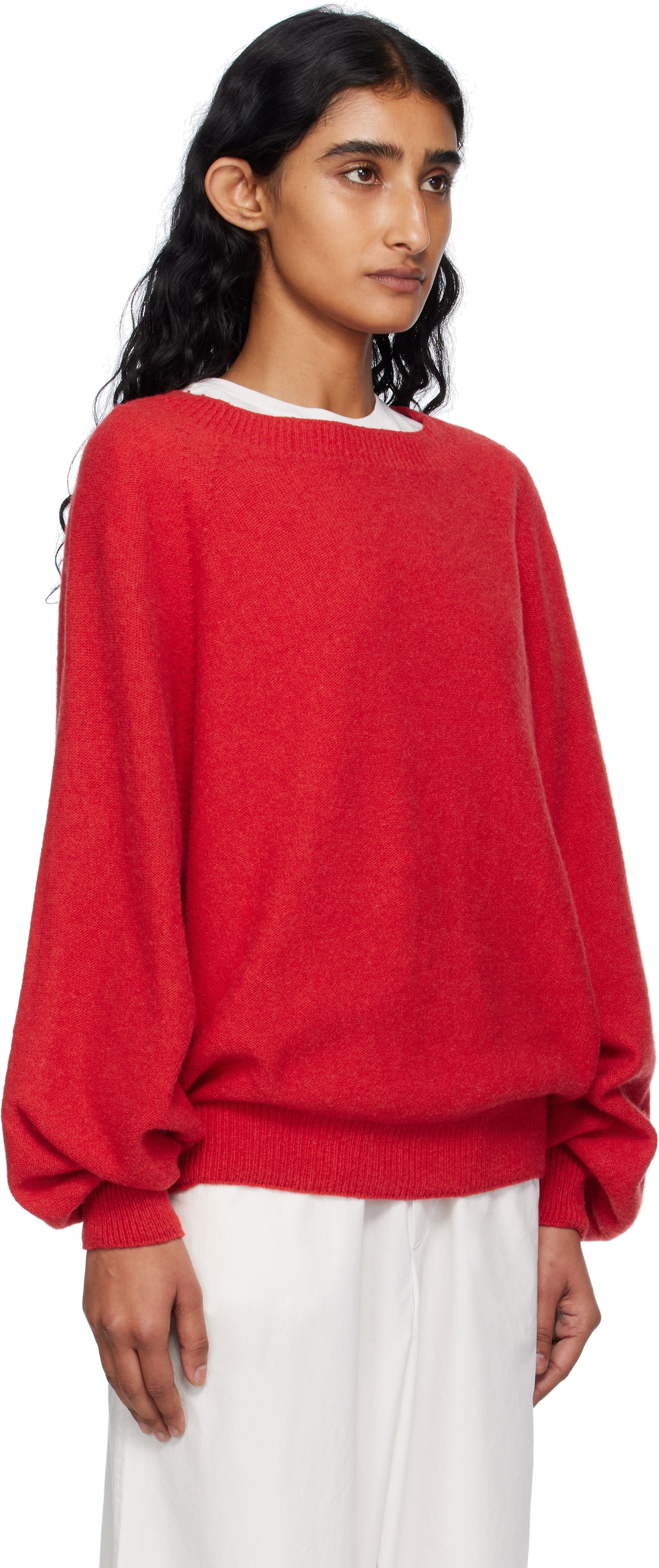Villapaita Baserange Baserange Soar Purl Sweater Punainen | PUSOS-RC-AU25, 1