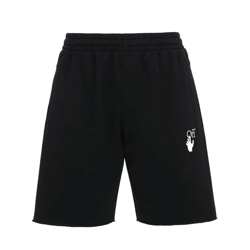 Shortsit Off-White Arrow Marker Print Jersey Sweat Pants Black Pink Musta | 73I-LFA018