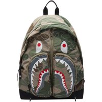 Reppu BAPE Layered Line Camo Shark Day Backpack Vihreä | 001BAJ801002M-BGE, 1