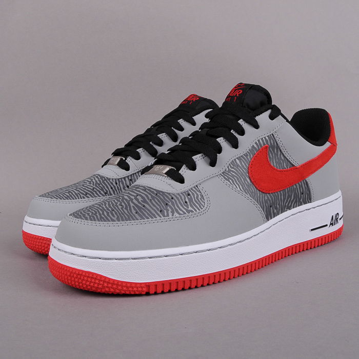 Tennarit ja kengät Nike Air Force 1 Low ''Zebra Print'' Harmaa | 488298 072, 1