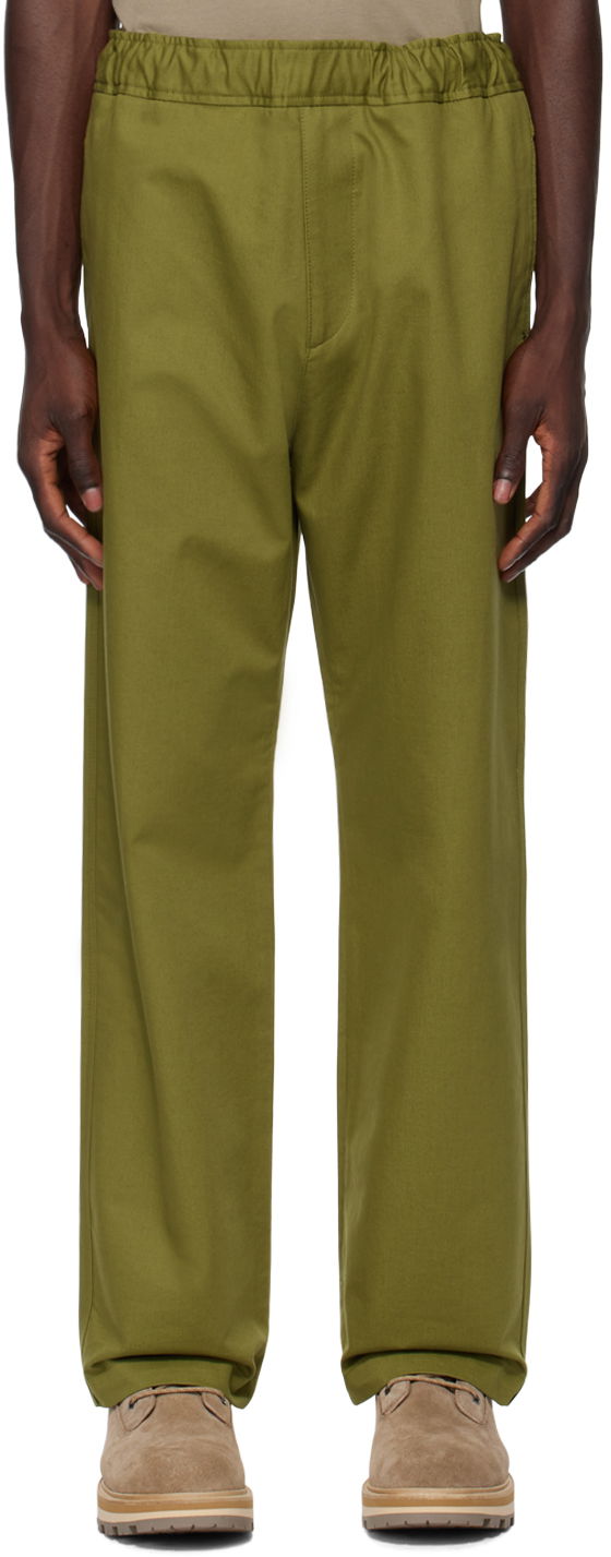 Housut Moncler Patch Trousers Vihreä | J10912A00018596KM