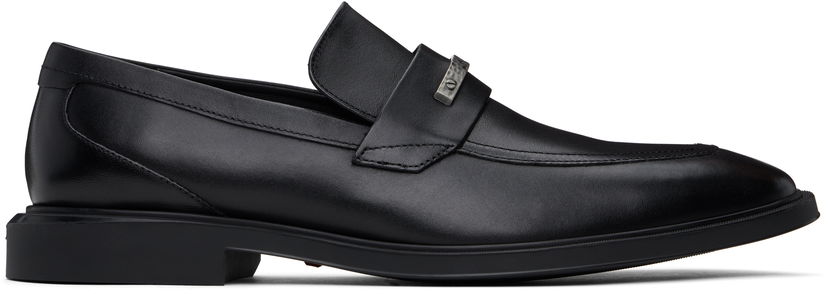 Vaatteet BOSS Hugo Leather Loafers Musta | 50536178