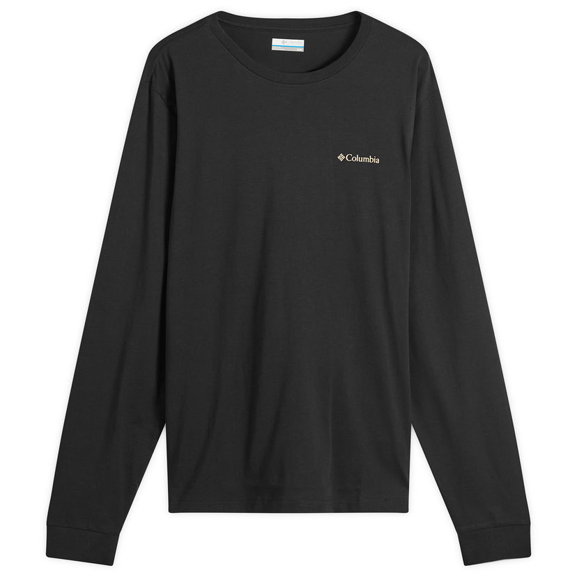 T-paita Columbia CSC™ Seasonal Logo Long Sleeve T-Shirt, Size Small Musta | 2013545-007
