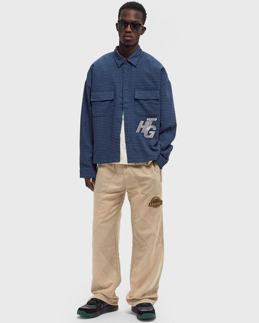 Paita Honor The Gift Houndstooth Overshirt Sininen | HTG240460-NAVY, 1