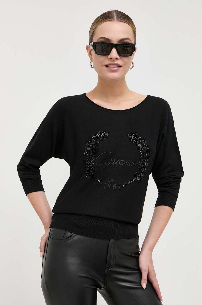 Villapaita GUESS Sweater Musta | W3YR22.Z2NQ2, 0