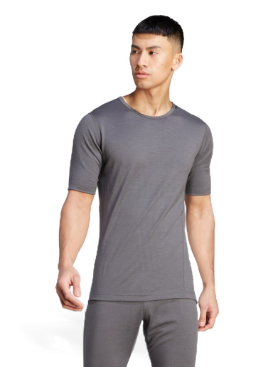 T-paita adidas Originals Xperior Merino 200 Baselayer T-Shirt Harmaa | HZ8556