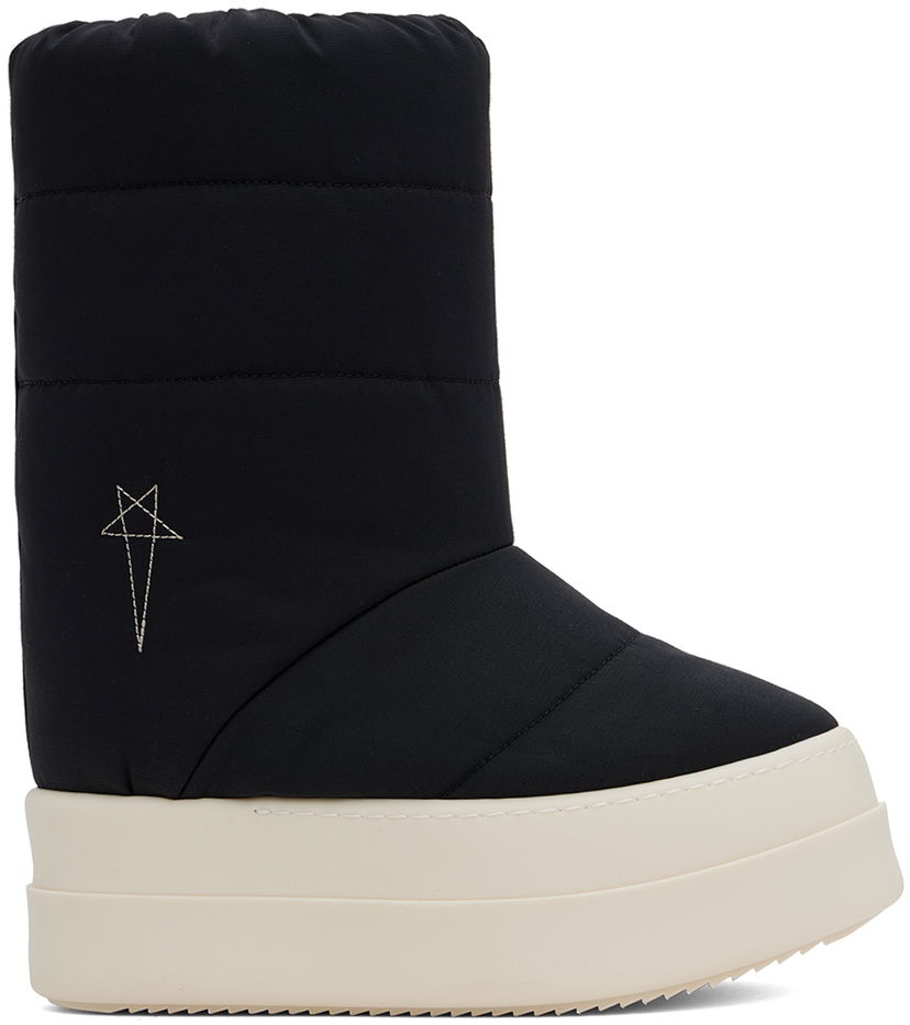 Tennarit ja kengät Rick Owens Porterville Mega Bumper Lunar Boots Musta | DS02D2838 MUPAM9