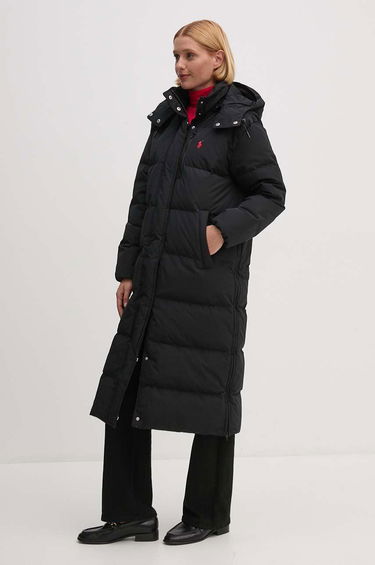 Puffer takki Polo by Ralph Lauren Long Puffer Jacket Musta | 211941005, 0
