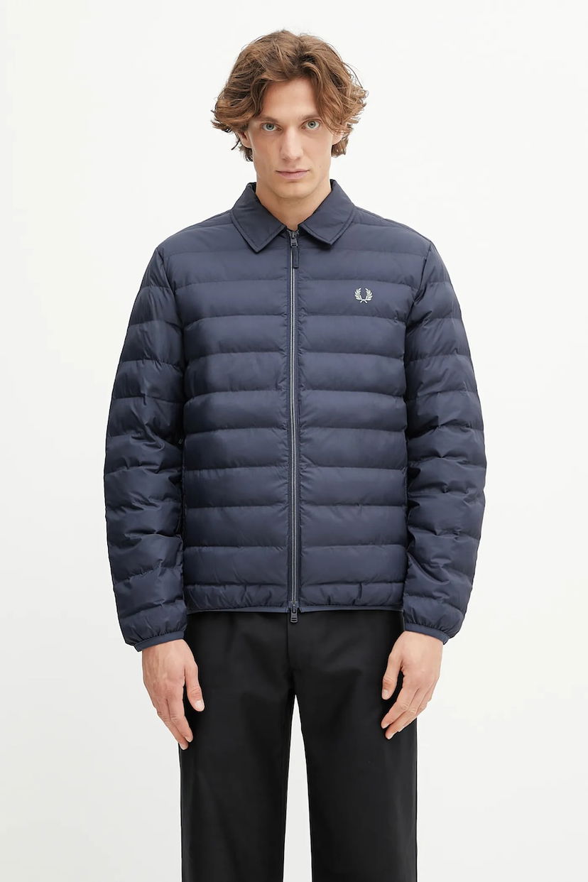 Puffer takki Fred Perry Fred Perry J1301 Puffer Jacket Tummansininen | J1301