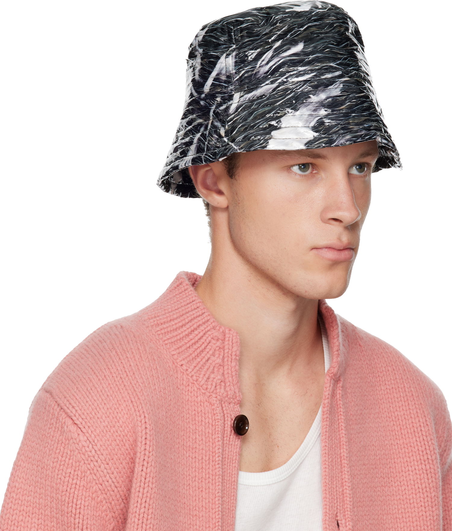 Hattu Dries Van Noten Dries Van Noten Coated Bucket Hat Monivärinen | 252-029501-2076, 1