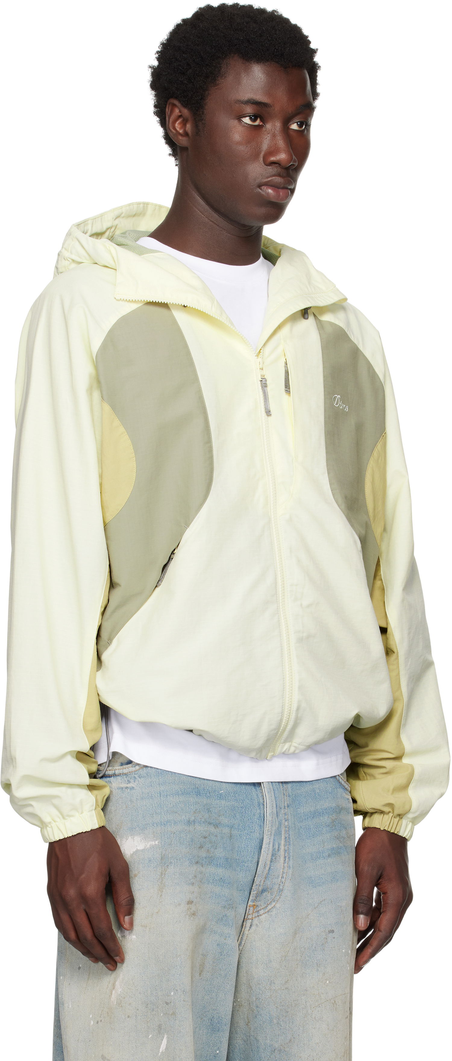 Tuulitakki Dime Dime Tech Windbreaker Jacket Keltainen | DIMESU253WHT, 1