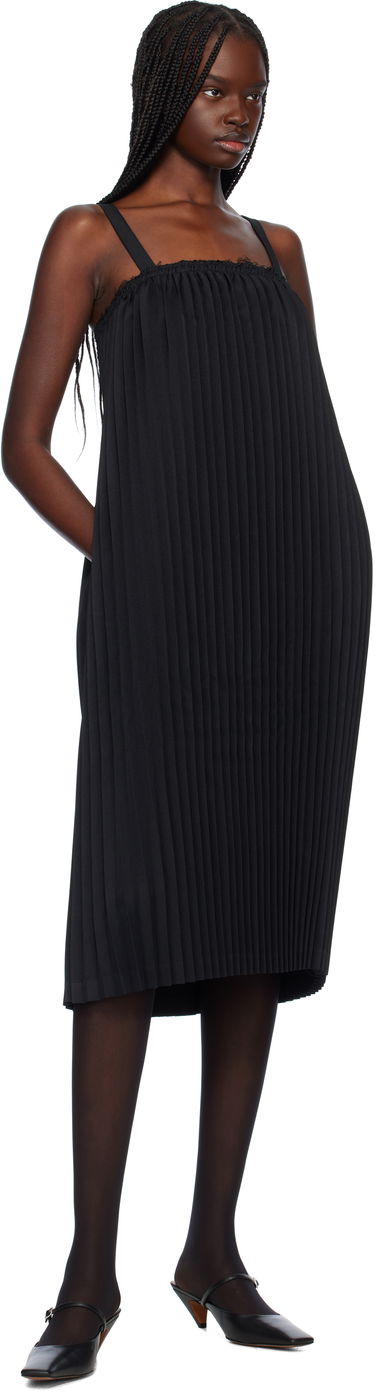 Mekko Comme des Garçons Comme des Garçons Gabardine Midi Dress Musta | RO-A003-S25, 3