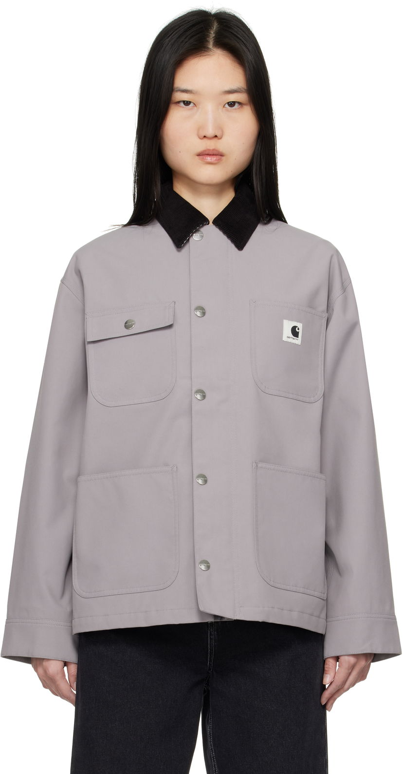 Takki Carhartt WIP Carhartt WIP Clapton Chore Jacket Violetti | I034425 2NZXX