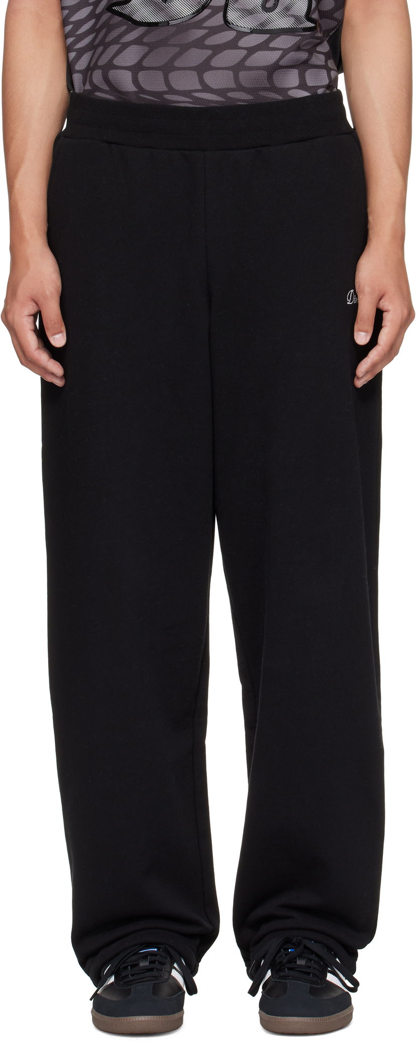 Verryttelyhousut Dime Dime Cursive Small Logo Sweatpants Musta | DIMEFA2546BLK