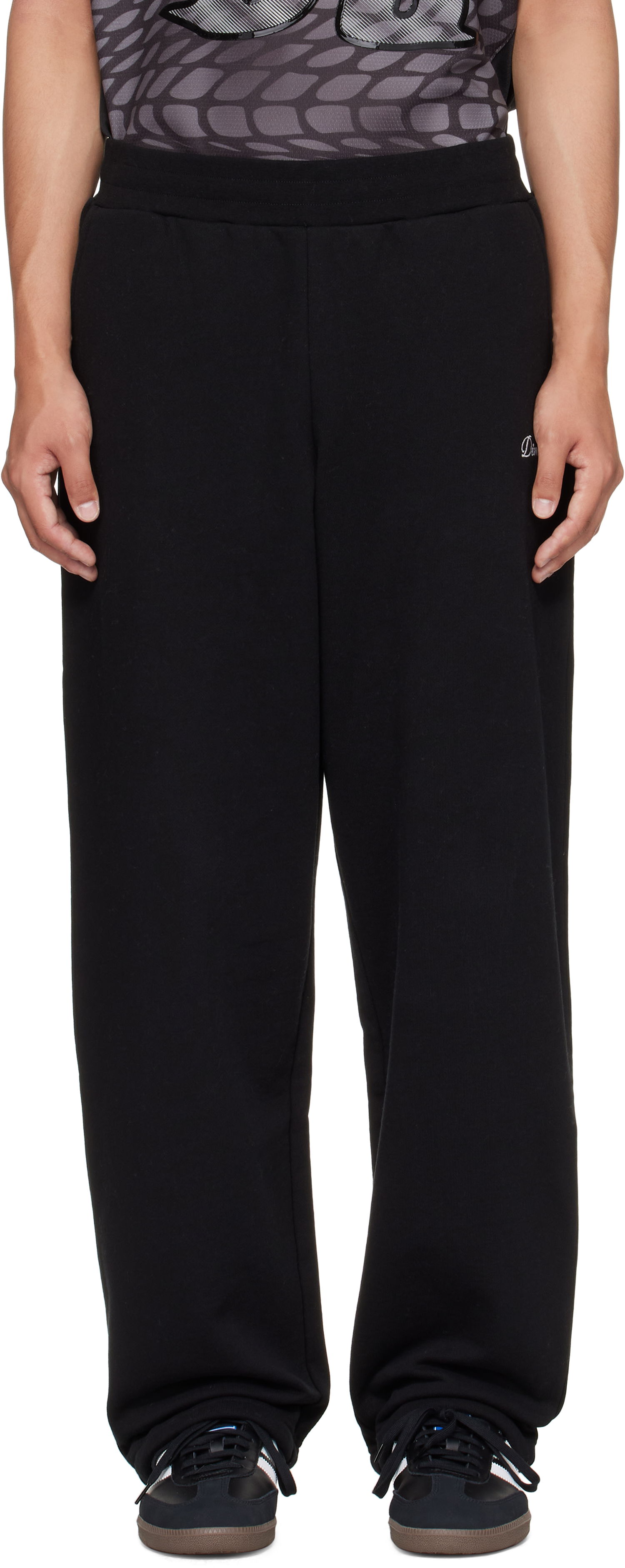 Verryttelyhousut Dime Dime Cursive Small Logo Sweatpants Musta | DIMEFA2546BLK, 0