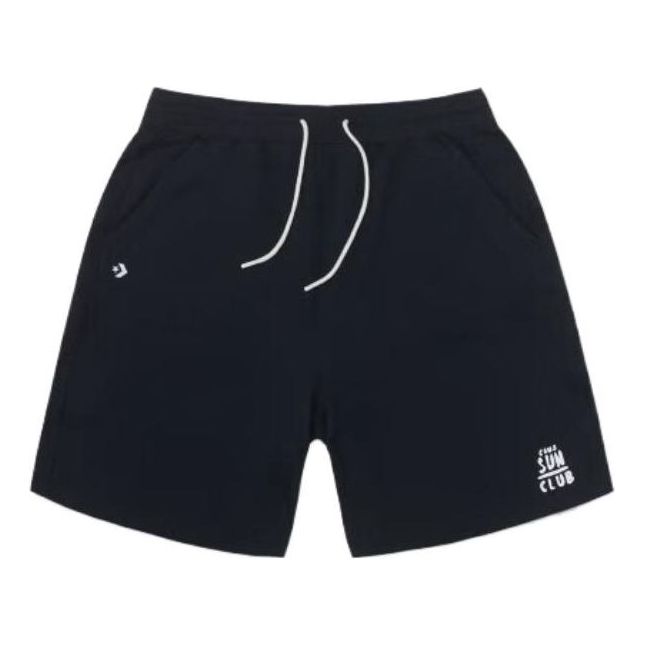 Shortsit Converse Sun Club Drawstring Shorts Musta | 10025878-A02