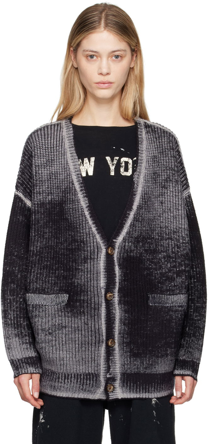 Villapaita R13 R13 Oversized Knit Cardigan Harmaa | R13WY198 Y158B