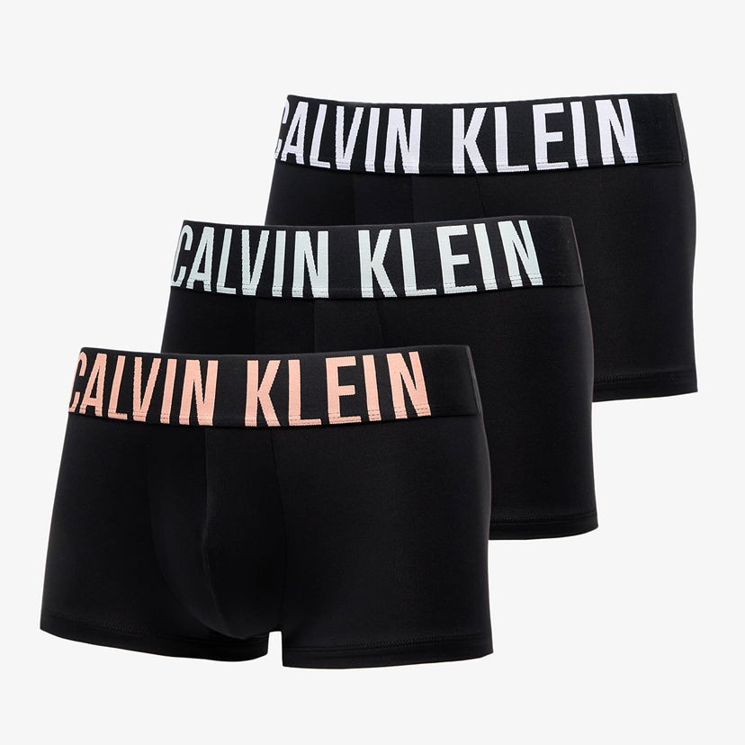 Nyrkkeilijät CALVIN KLEIN Low Rise Microfiber Stretch Trunk 3-Pack Black Musta | 000NB3611A VVN