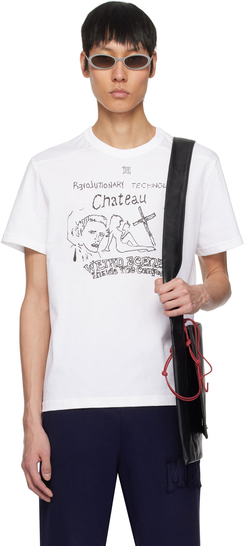 T-paita MISBHV MISBHV 'Weird Scenes' T-Shirt Valkoinen | 250M114