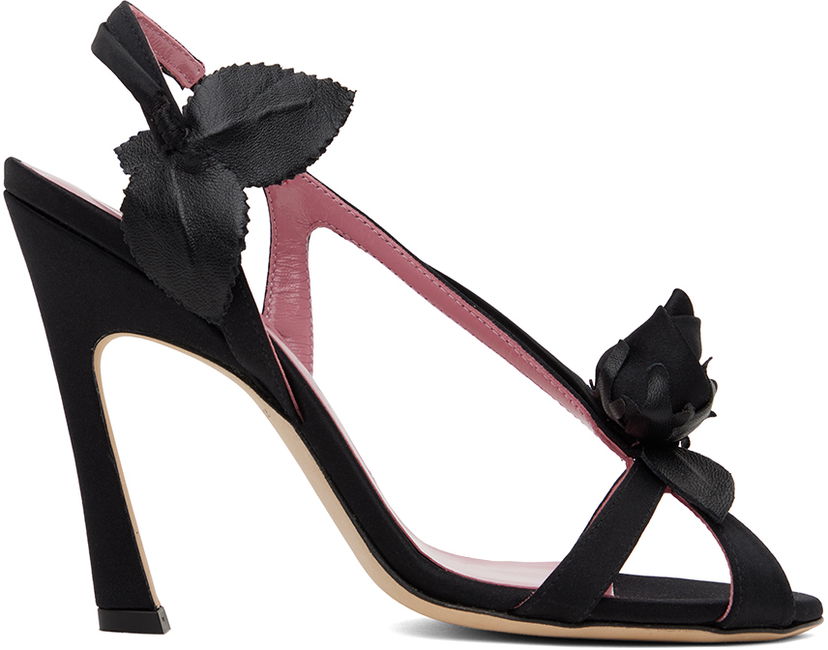 Asusteet Blumarine Blumarine Sofia 120 Heeled Sandals Musta | 6A4513T038022222