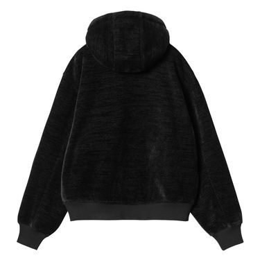 Huppari Carhartt WIP Active Fleece Zip-Up Hoodie Musta | I033905_8, 6