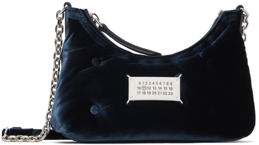 Olkalaukku Maison Margiela Glam Slam Micro Bag Tummansininen | SB1WG0021 P6426