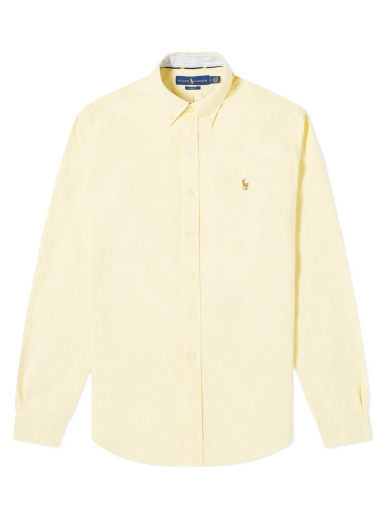 Paita Polo by Ralph Lauren Slim Fit Button Down Oxford Keltainen | 710792161004